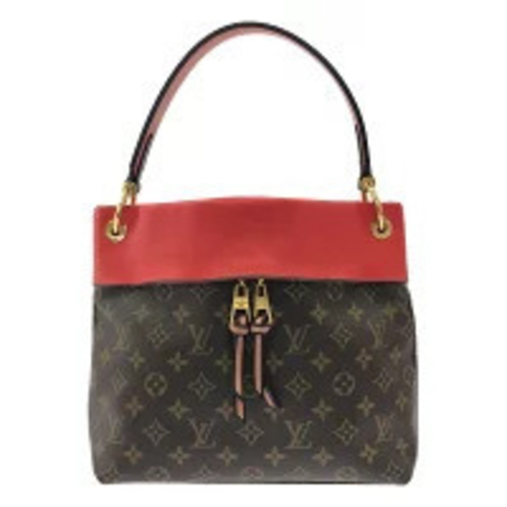 Louis Vuitton Monogram Tuileries Besace vibrant red leather monogram